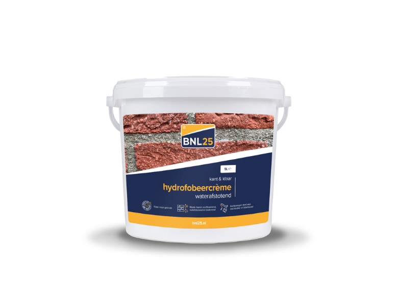 How do you make masonry water-repellent and dirt-resistant with BNL25?