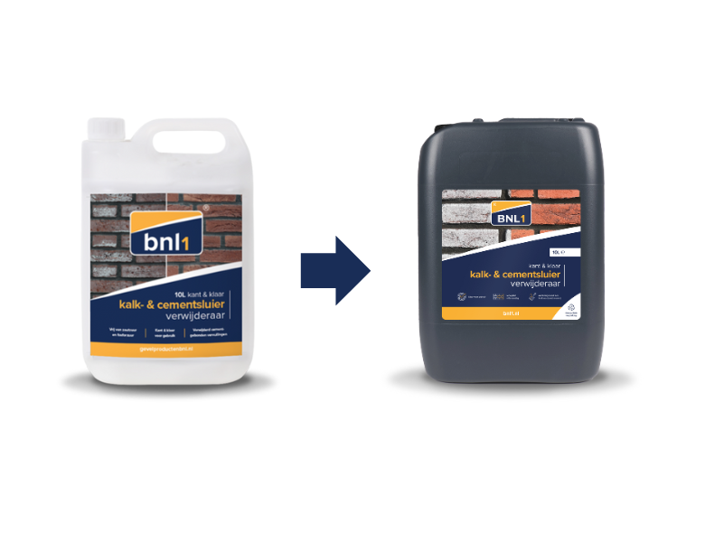 A new look for our BNL facade cleaning products